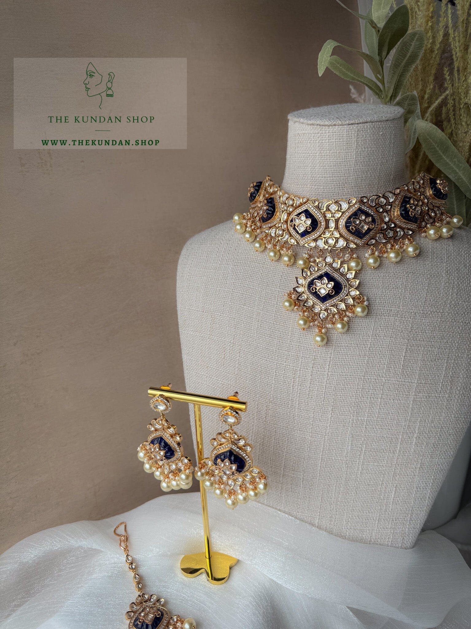 VM Wedding Silver Kundan Necklace Set at Rs 25000/set in Bengaluru