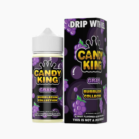 Candy King Bubblegum Collection | Grape 100ml bottle and box