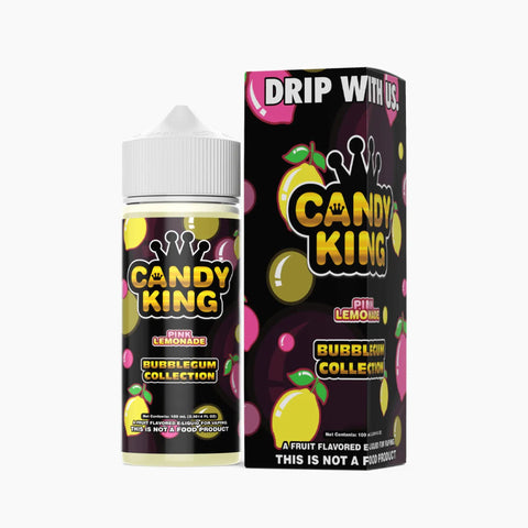 Candy King Bubblegum Collection | Pink Lemonade 100ml bottle and box