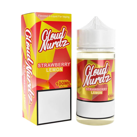 Cloud Nurdz | Strawberry Lemon 100ml bottle and box