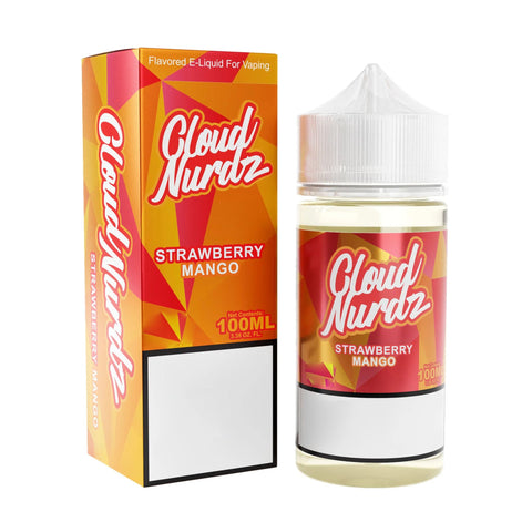 Cloud Nurdz | Strawberry Mango 100ml bottle and box