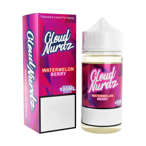 Cloud Nurdz | Watermelon Berry 100ml bottle and box