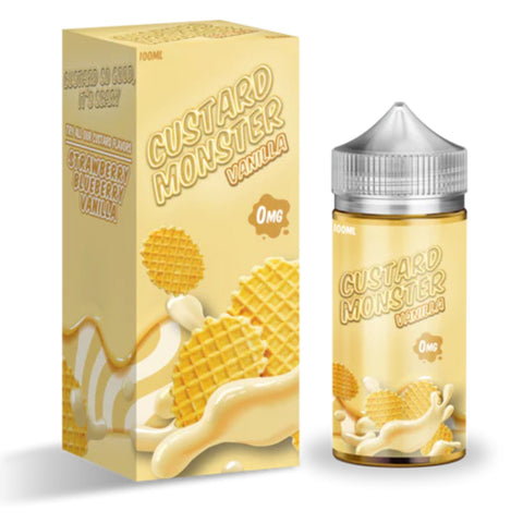 Custard Monster | Vanilla 100ml bottle and box