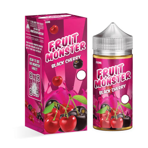 Fruit Monster | Black Cherry 100ml bottle and box
