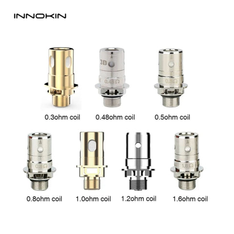 Innokin Zenith Replacement Coils | 5 Pack with every ohm of coil