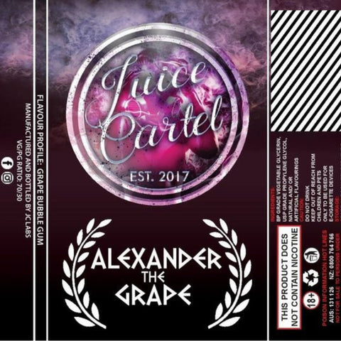 Juice Cartel | Alexander The Grape label