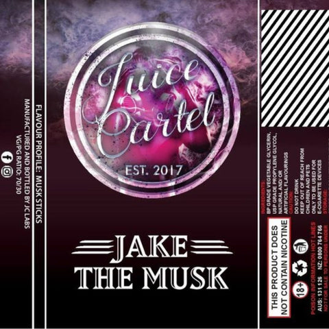 Juice Cartel jake the musk label