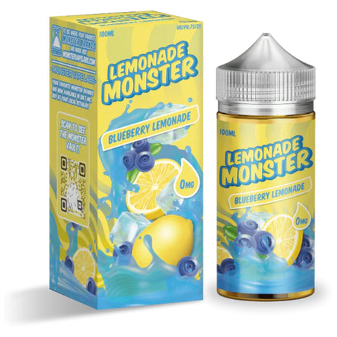 Lemonade Monster | Blueberry Lemonade 100ml bottle and box