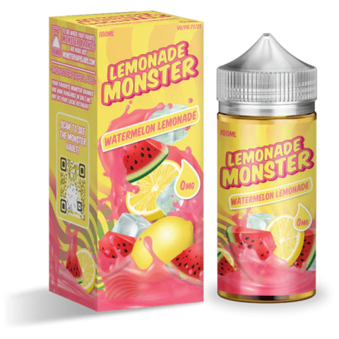 Lemonade Monster | Watermelon Lemonade 100ml bottle and box