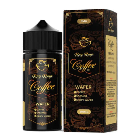 Ray Rayz Coffee Co | Wafer 100ml bottle and box