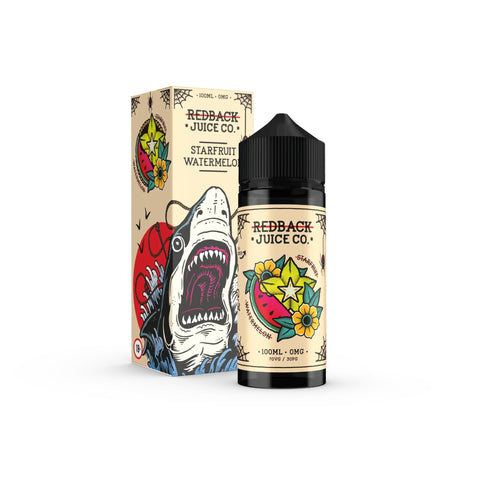 Redback Juice Co | Starfruit Watermelon 100ml bottle and box