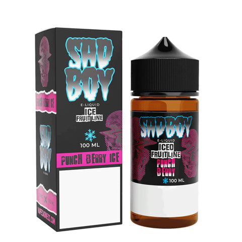 sadboy punch berry ice 100ml bottle and box