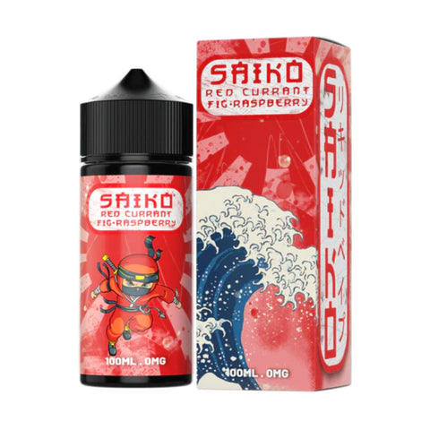 Saiko | Red Currant Fig Raspberry 100ml bottle and box