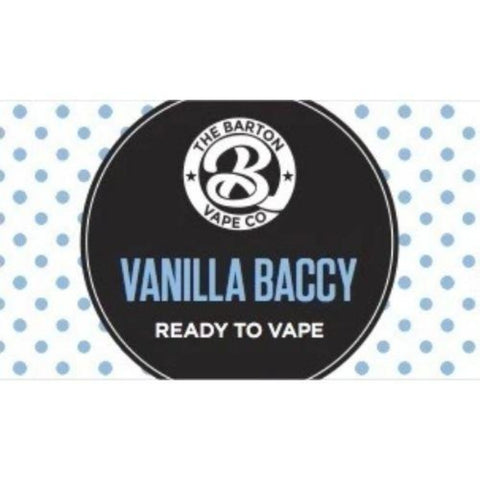 The Barton Vape Co | Vanilla Baccy label