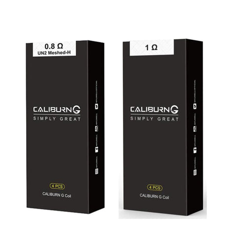 Uwell Caliburn G and G2 Replacement Coils | 4 Pack box of each ohm