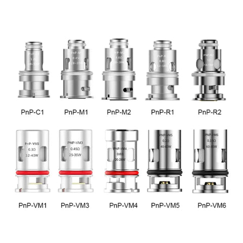 Voopoo PnP Replacement Coils | 5 Pack single coils