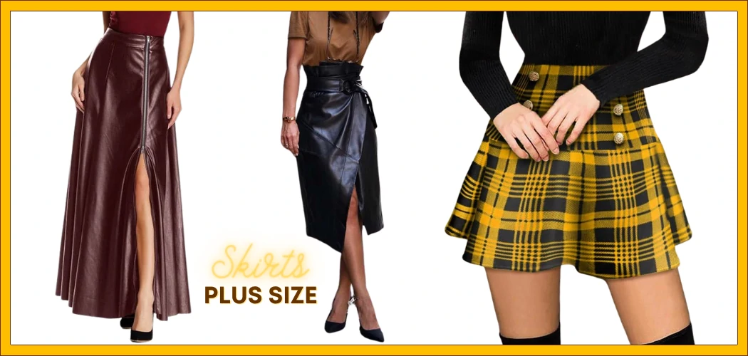 Women's Thick Wool Fashion Designer A-line Skirts (Plus Size