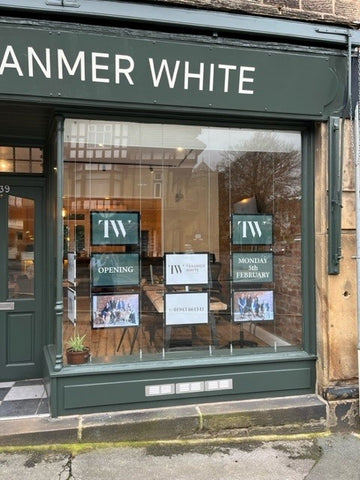 estate agency window display at Tranmer White