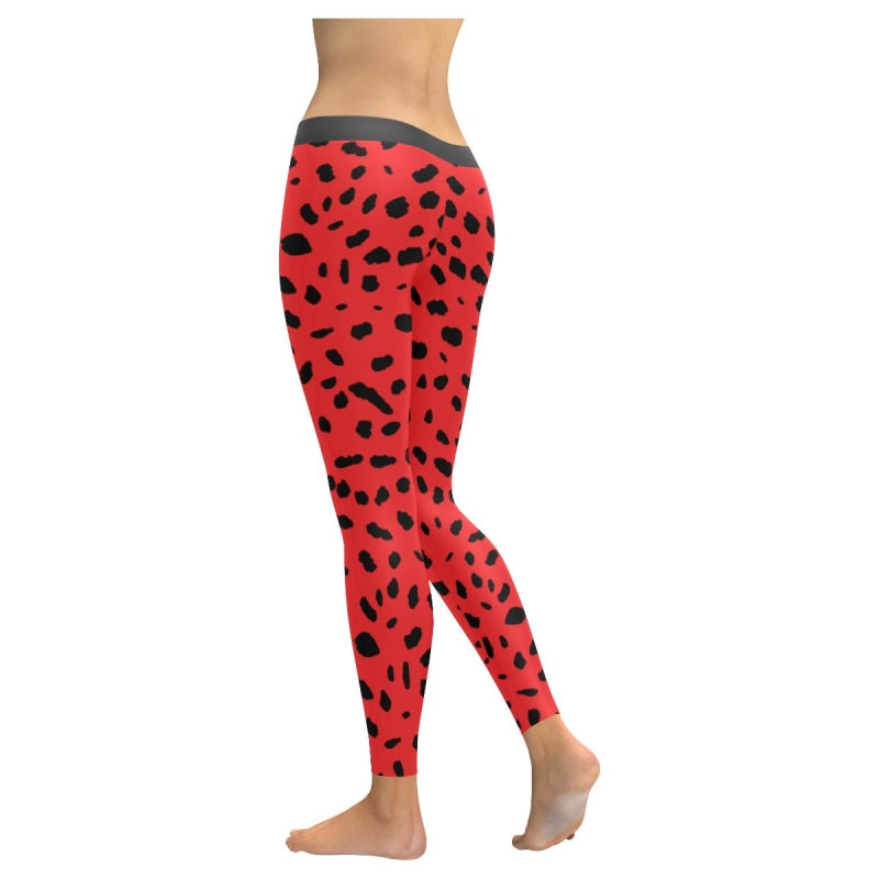 Women’s Premium Leggings - Custom Cheetah Pattern
