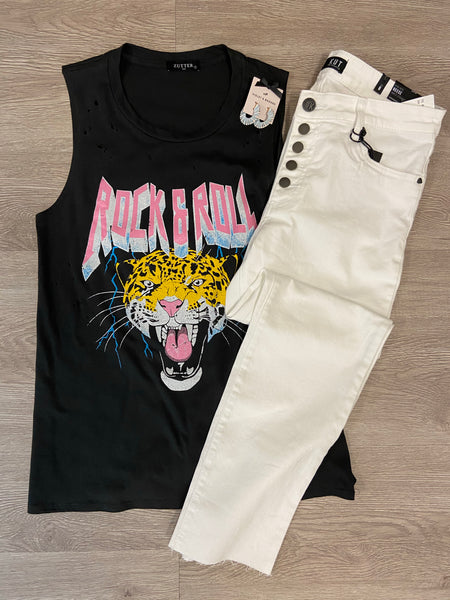 rock and roll tiger tee