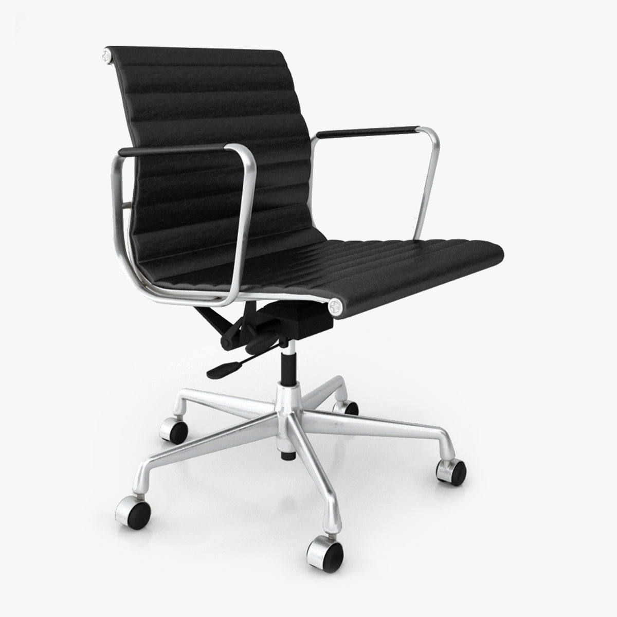 Vitra Aluminium Chair EA 117 3D Model | FaceQuad