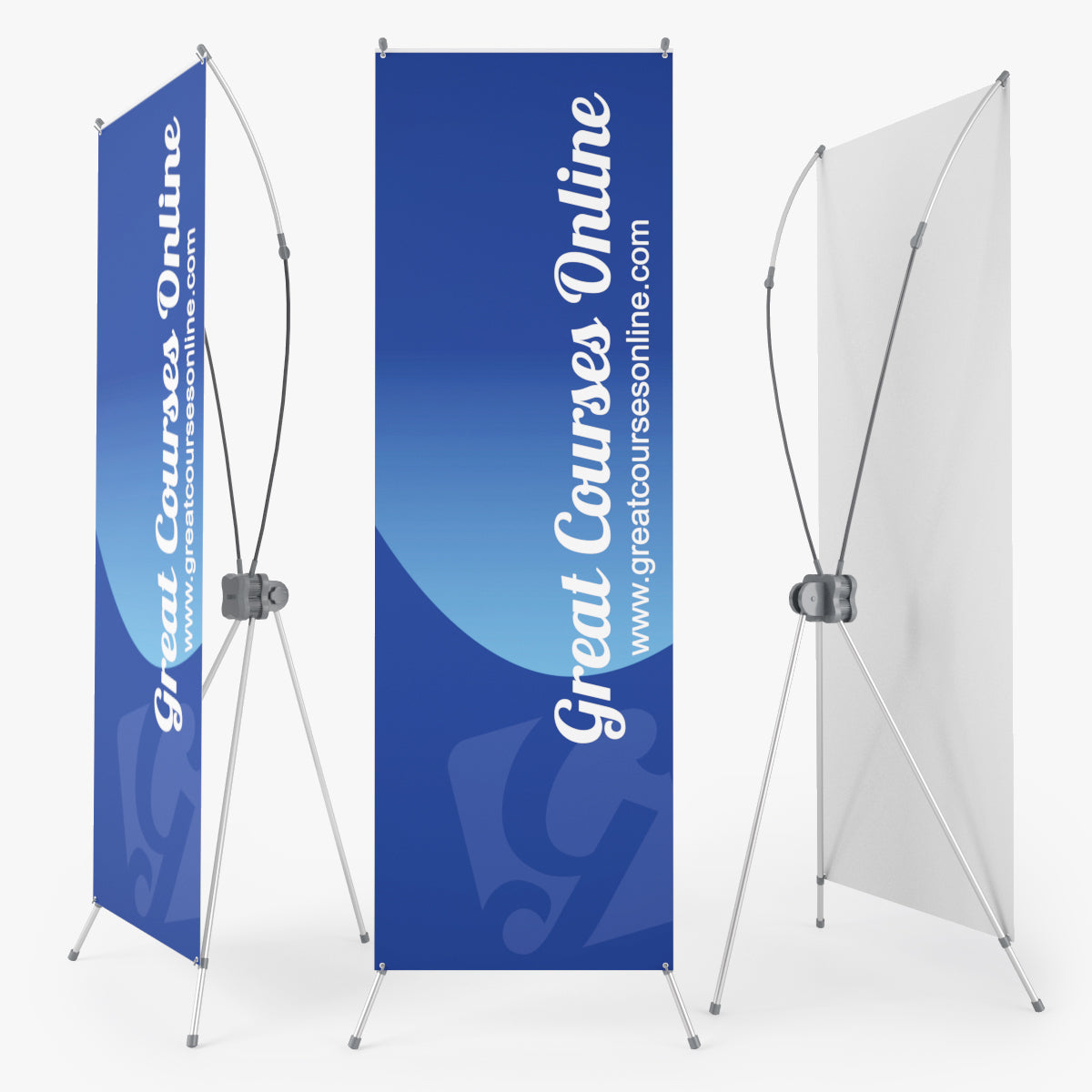 X Banner Stand 3D Model | FaceQuad