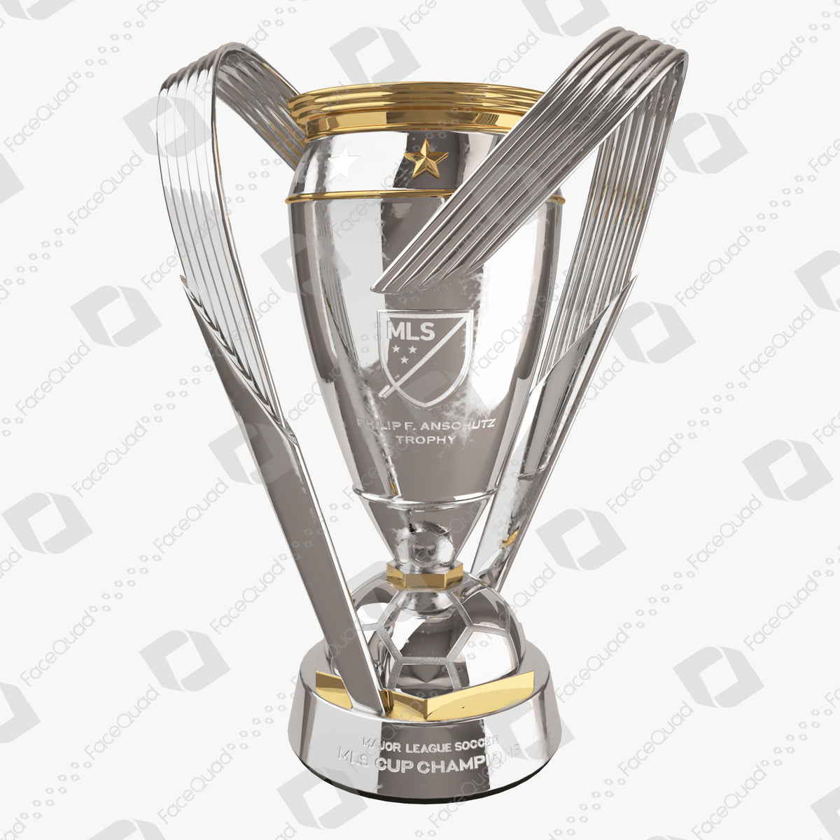 Mls Cup Trophy 3d Model Facequad