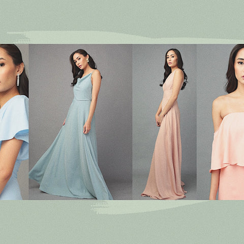 Our new collection features 6 new crepe gowns.