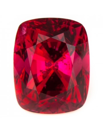 Faceted Cushion Cut Red Spinel Gemstone August Birthstone Jewelry