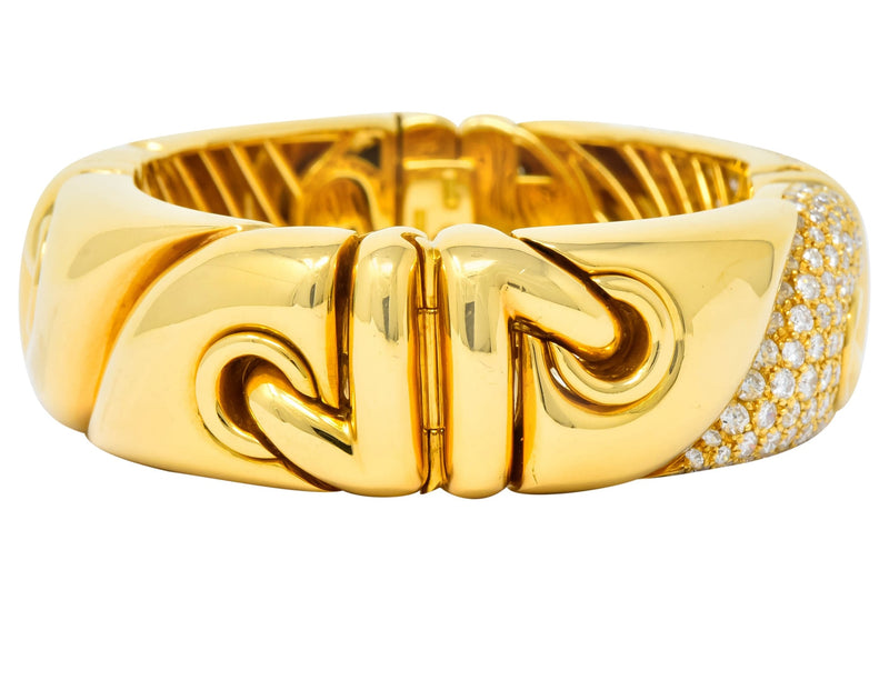 Bulgari 4.30 CTW Diamond 18 Karat Gold 