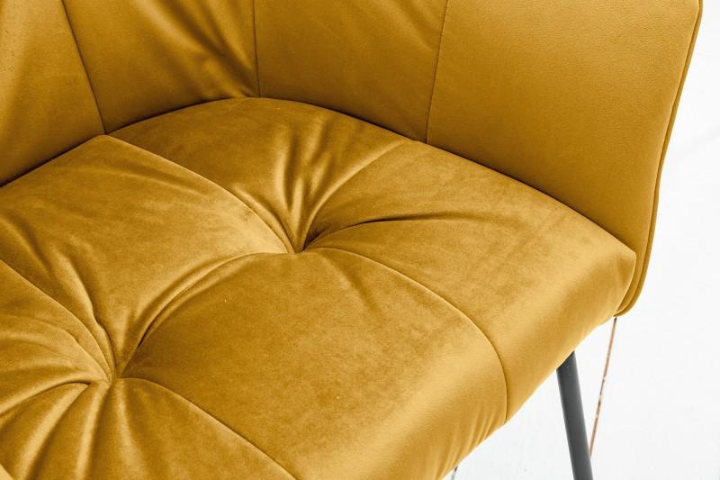 Invicta loft sárga karfás szék