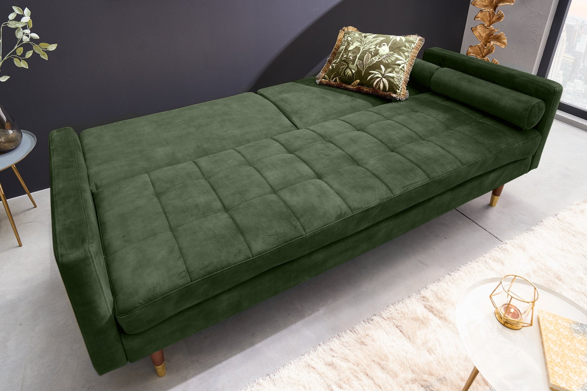 Invicta couture kanapéágy zöld 195cm