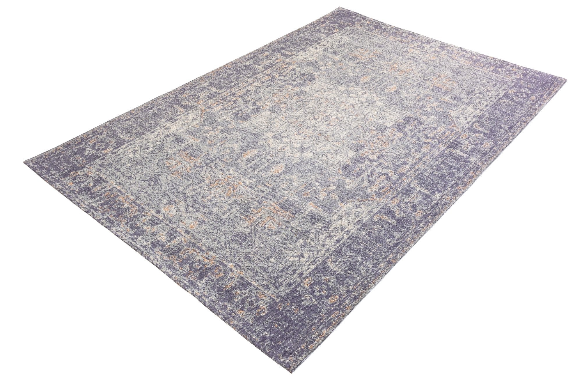 Invicta old marrakesh kék pamut zsenília szőnyeg 230x160 cm