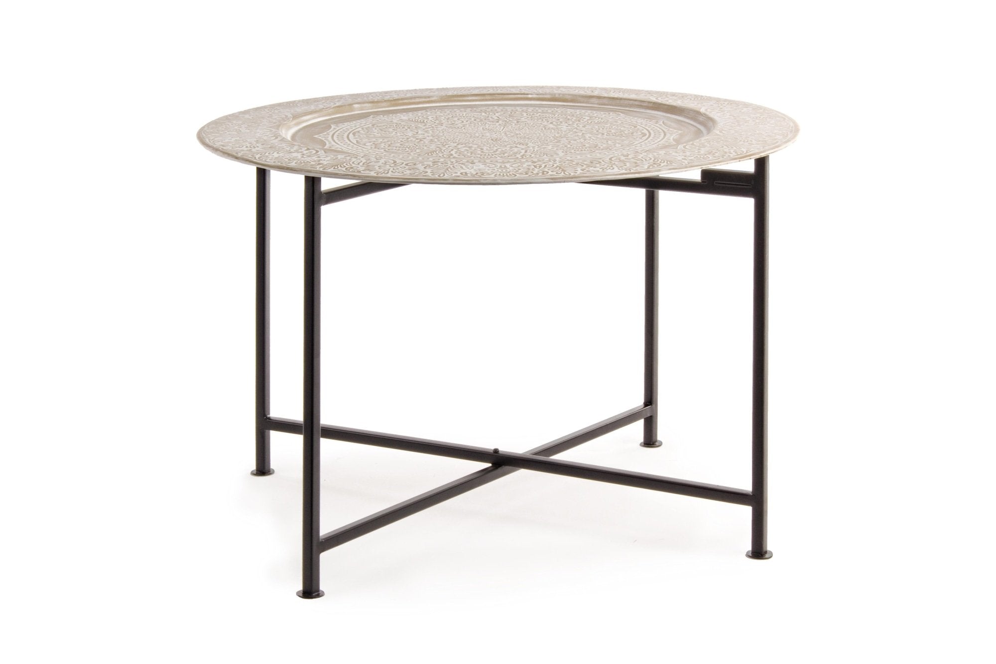 Anil Kávézóasztal, Bizzotto, 60x42 cm, összecsukható, acél