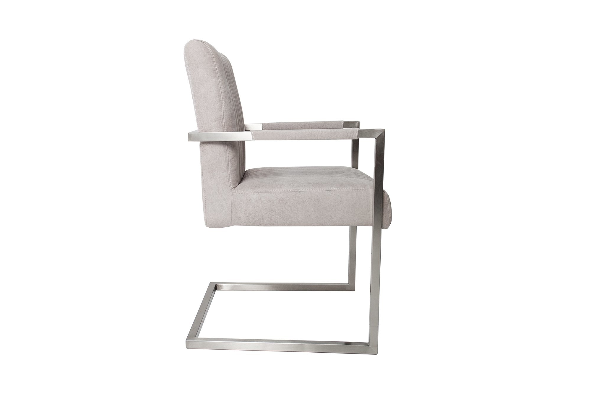 Invicta big aston kőszürke karfás szék