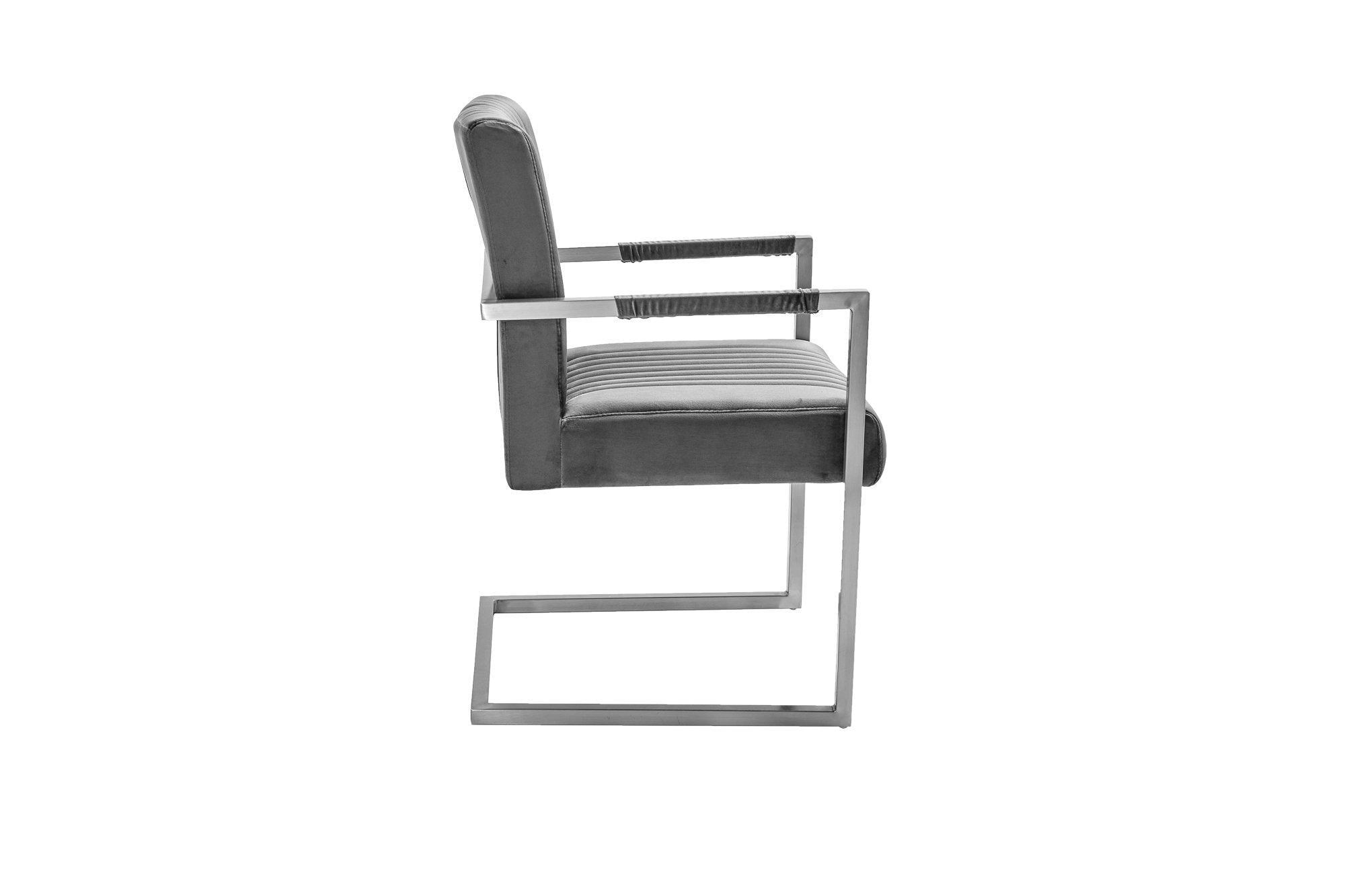 Invicta big aston szürke karfás szék