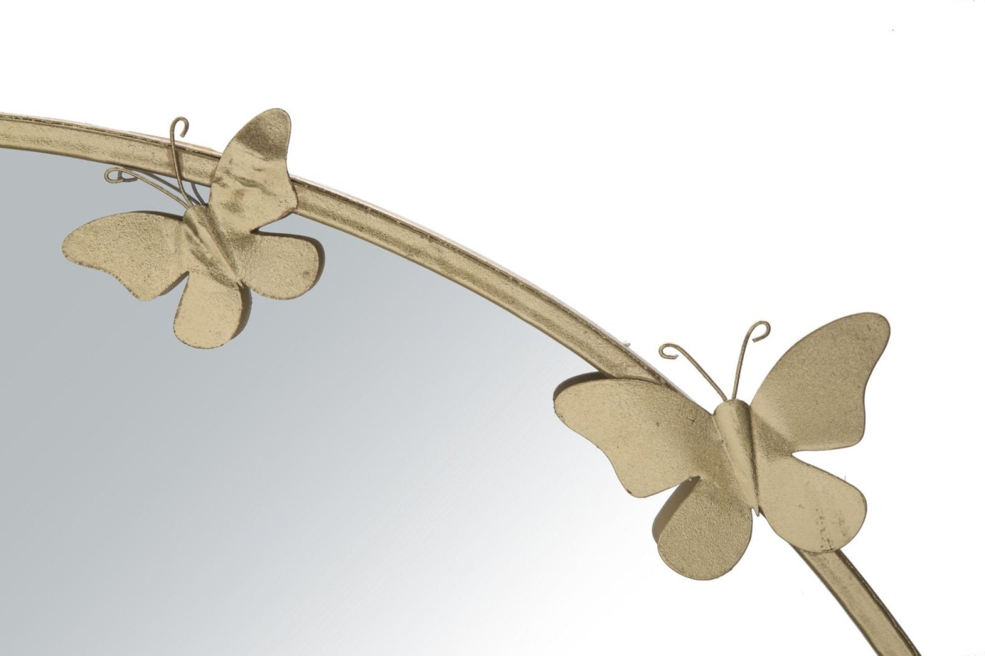 Mauro ferretti butterfly ii arany és tükröződő vas falitükör