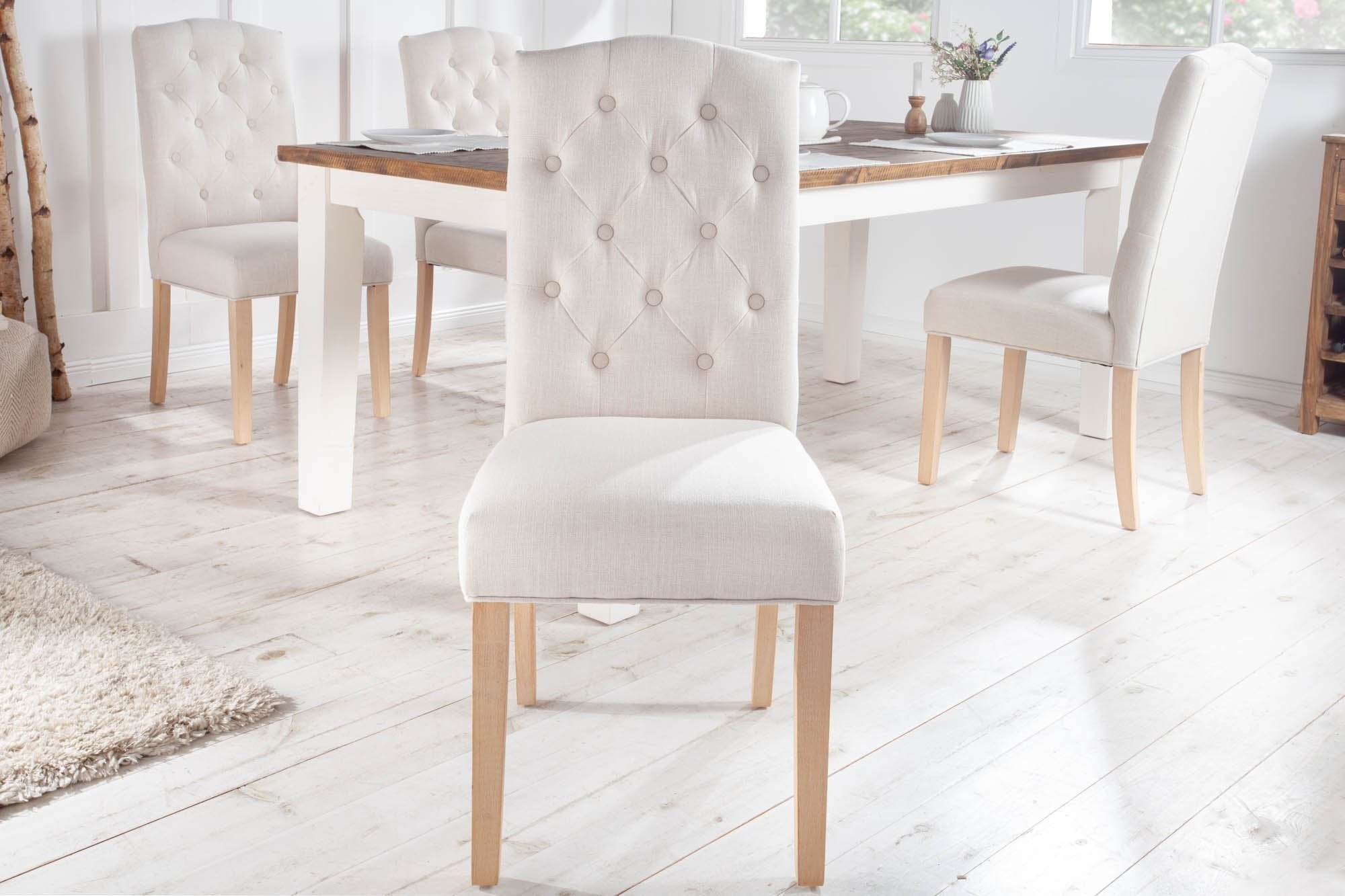 Invicta castle bézs 100% polyester szék 46x62x104