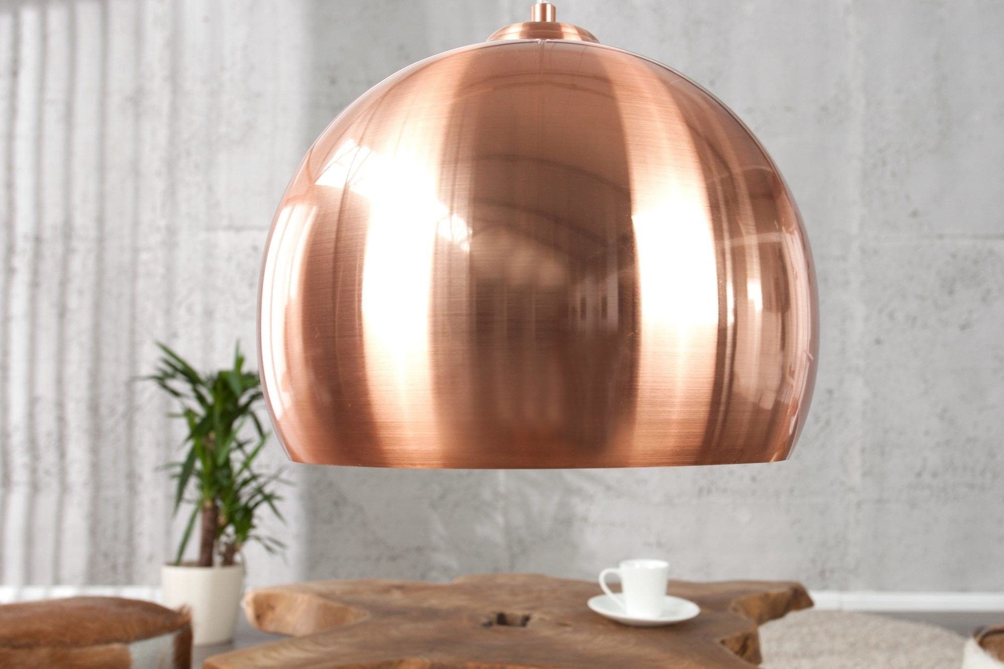 COPPER BALL réz függőlámpa 30cm