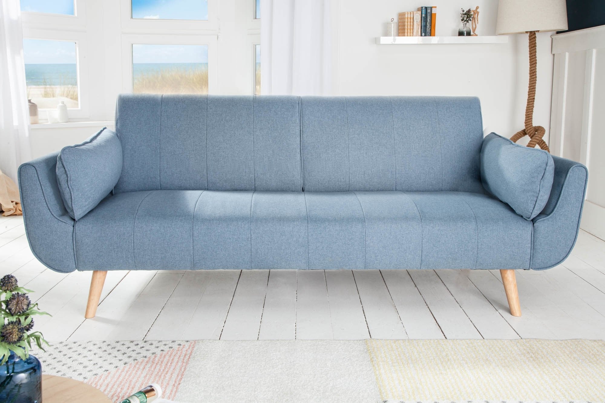 Invicta divani kék szövet kanapéágy