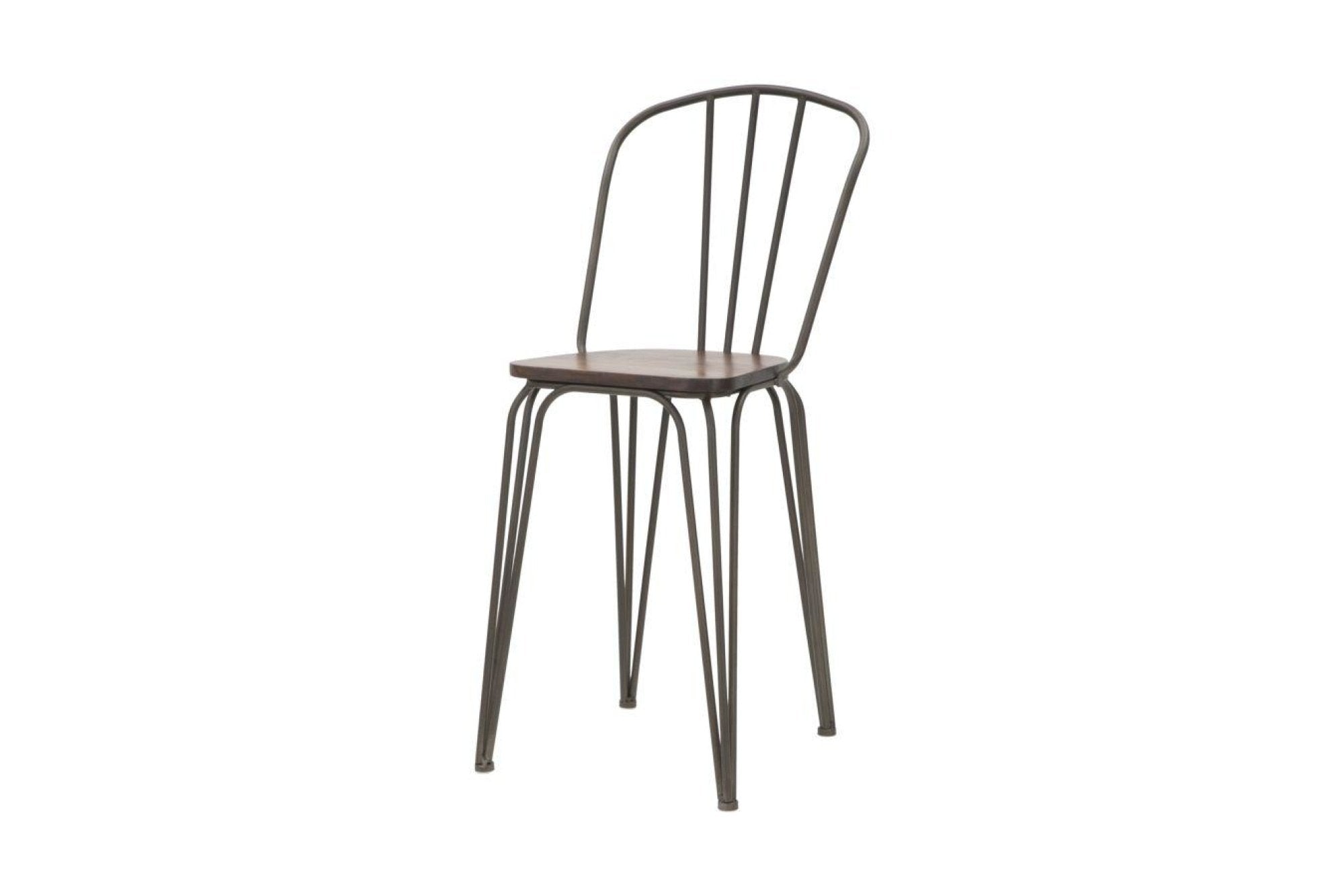 Mauro ferretti harlem i fekete és barna vas szék - 2 db