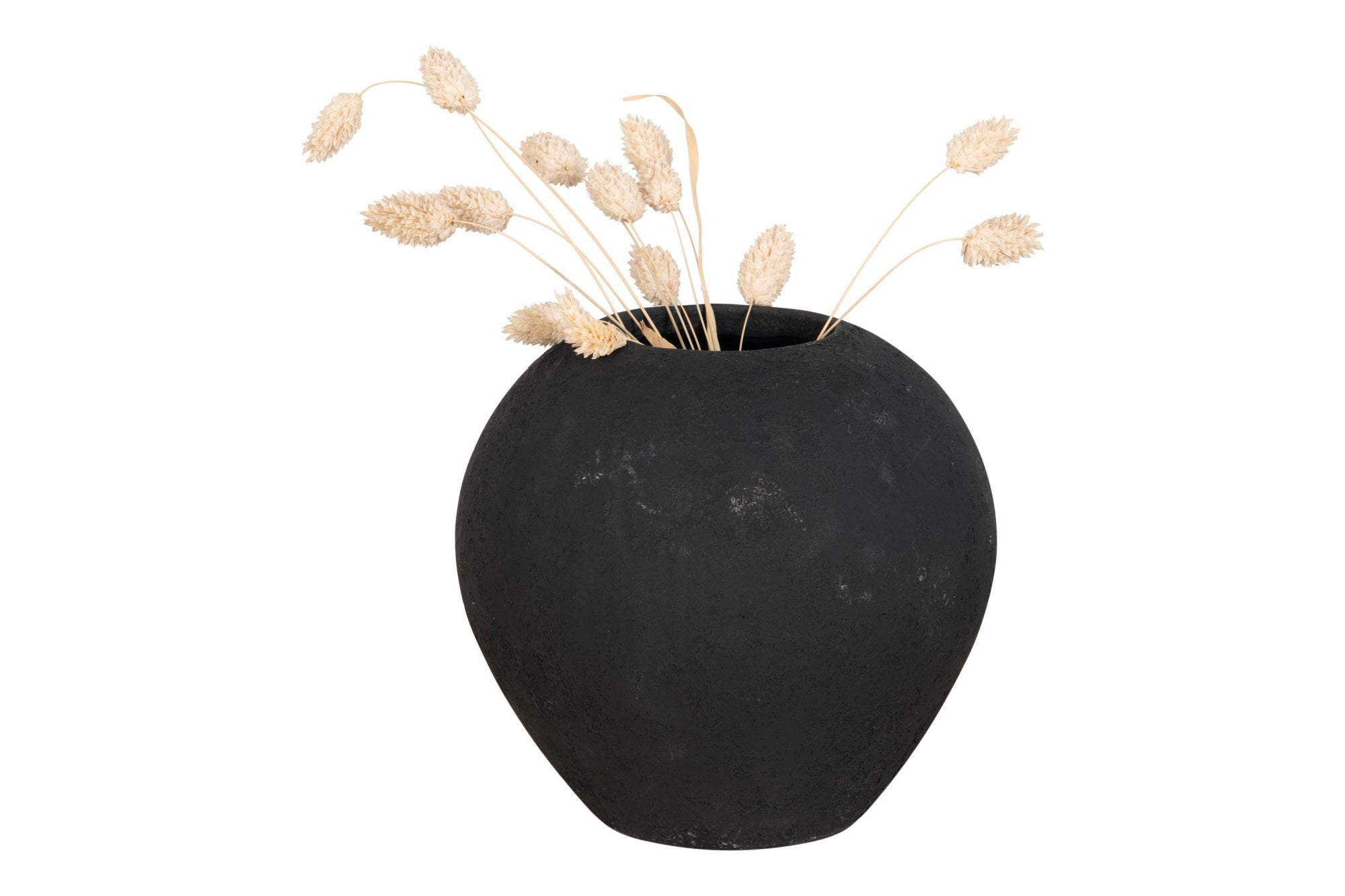 HORTA fekete terracotta váza