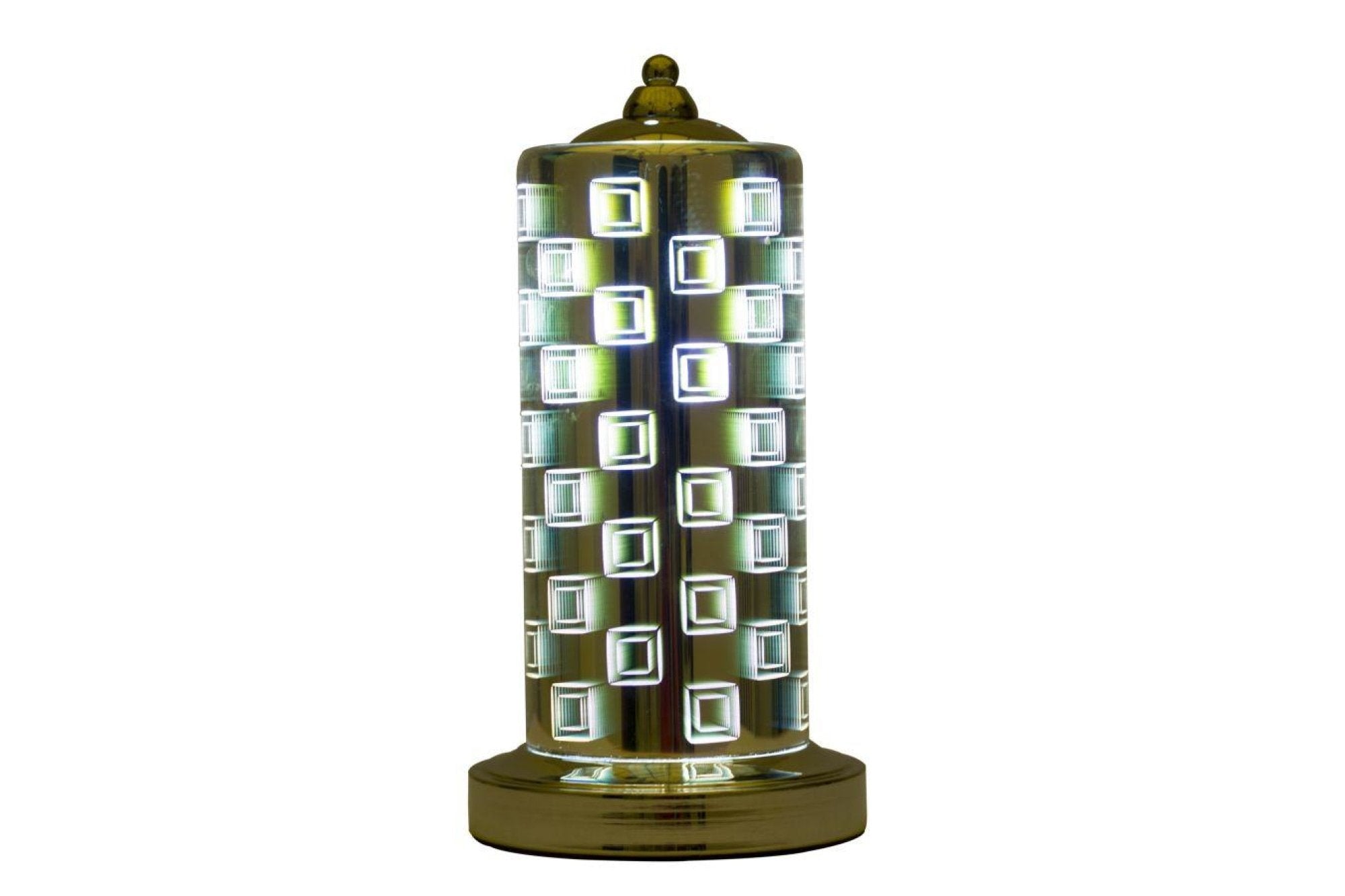 LEXINGTON II zöld és arany fém asztali lámpa