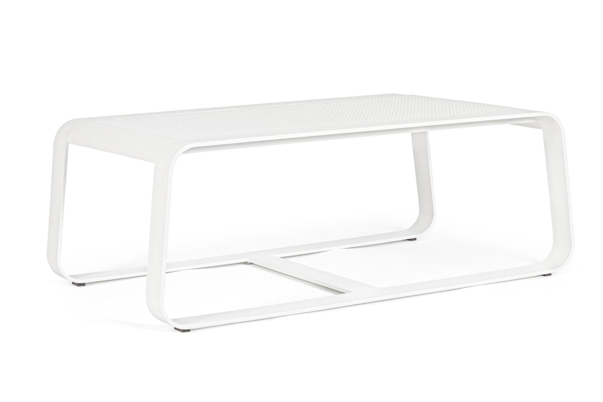 Kerti asztal - MERRIGAN fehér alumínium kerti asztal