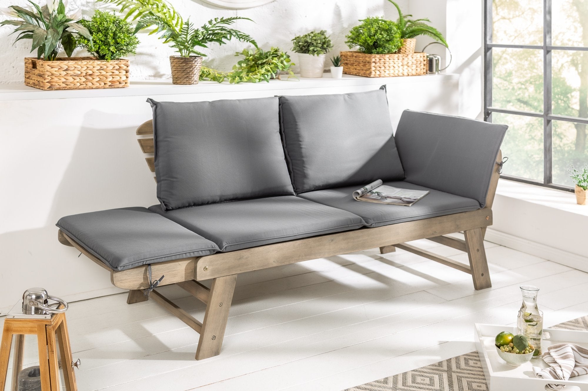 Invicta modular szürke kerti kanapé