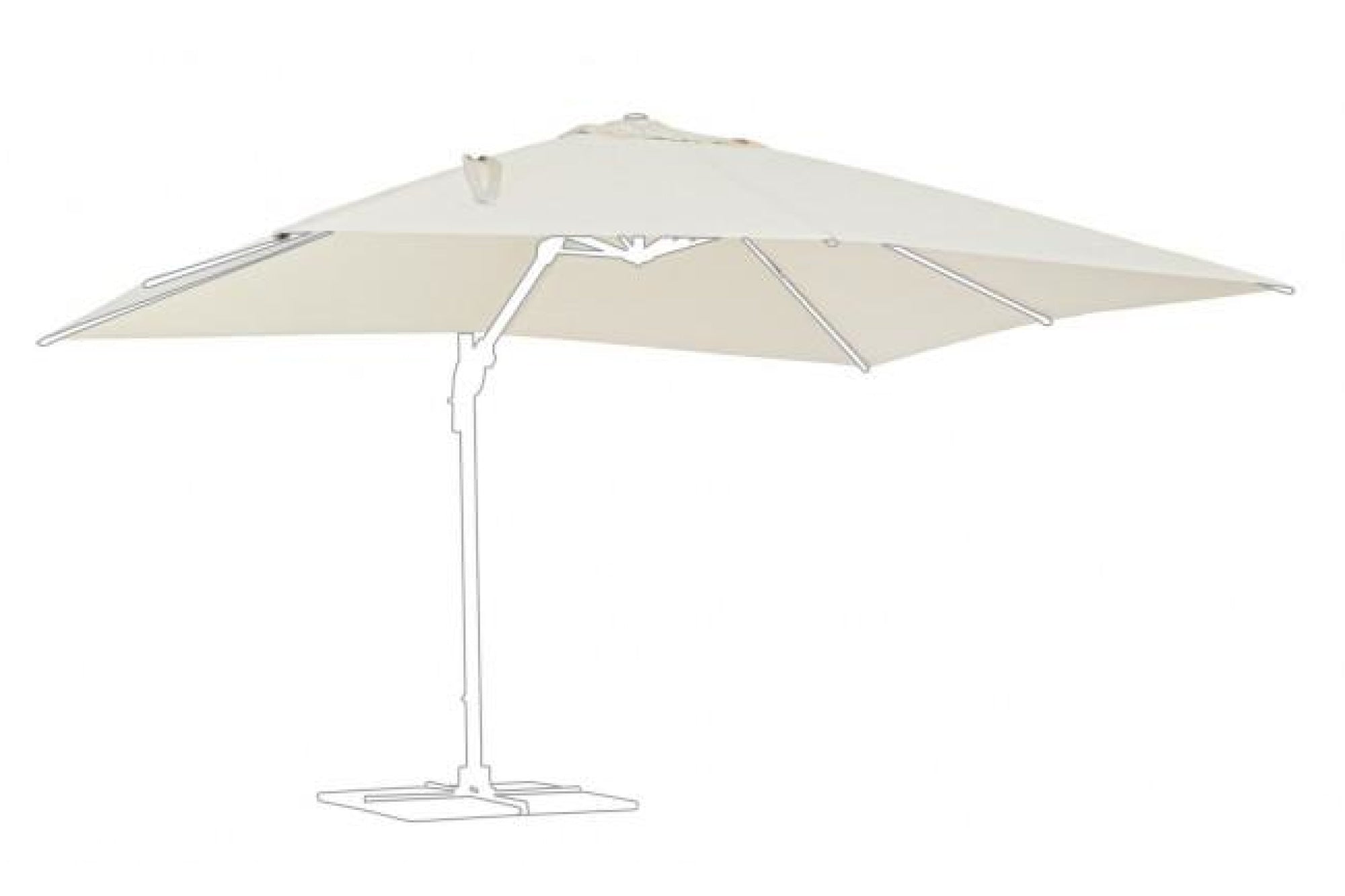 ORION bézs napernyő - Csak ernyő