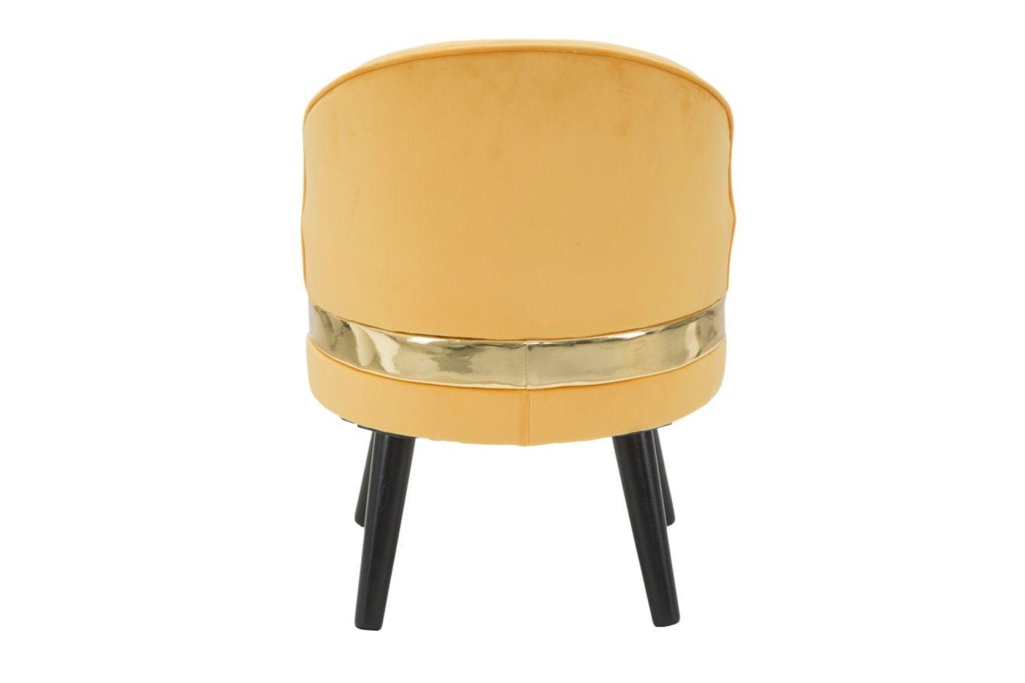 Mauro ferretti paris sárga és arany bársony szék