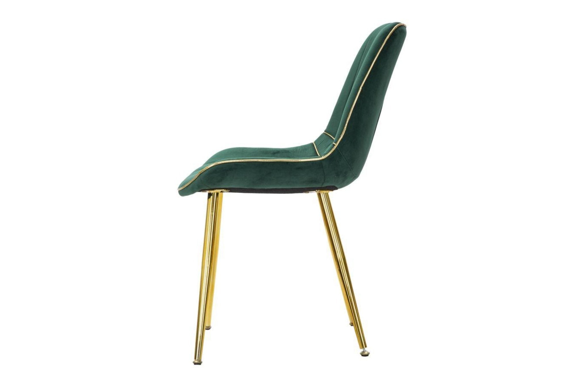 Mauro ferretti paris zöld és arany bársony fotel - 2 db