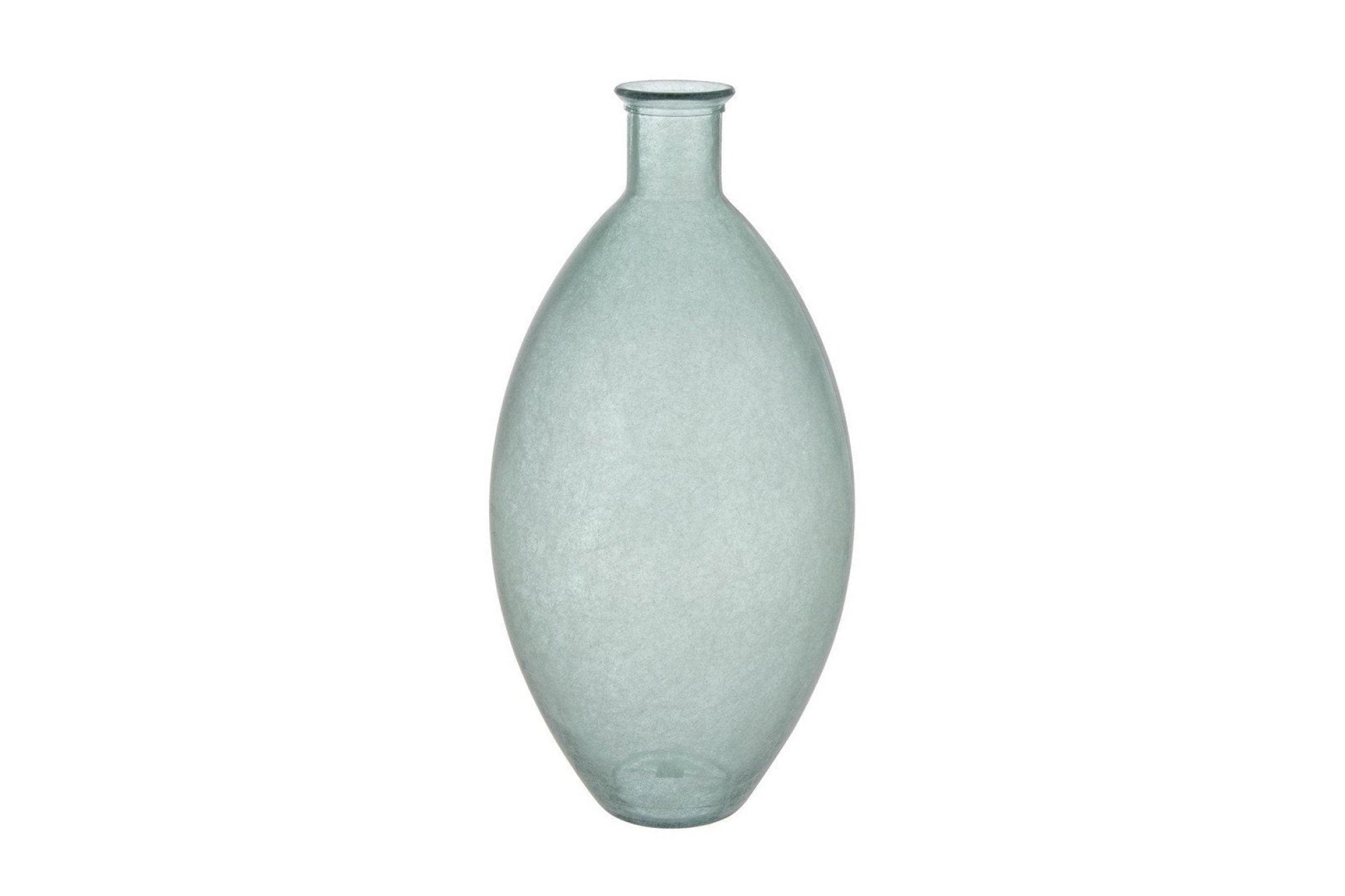 SILK III kék üveg váza