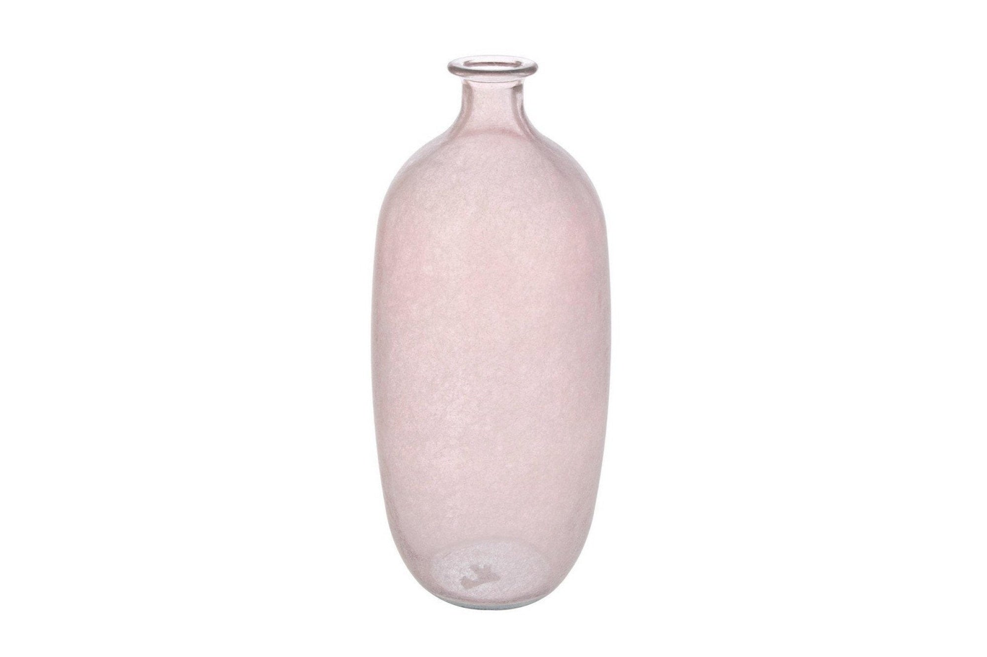 SILK IV rózsaszín üveg váza